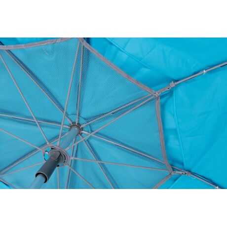 Ομπρέλα Παραλίας Αλουμινίου Escape 2,2m PE 180gsm UPF50+ Γαλάζιο 12000