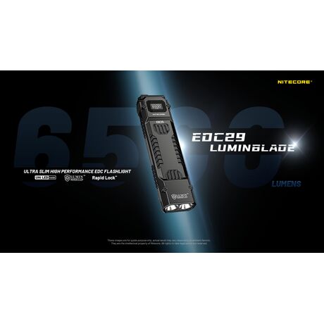 ΦΑΚΟΣ LED NITECORE EDC29UHi, 6500Lumens