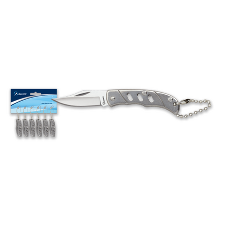 ΣΟΥΓΙΑΣ ALBAINOX, ΜΠΡΕΛΟΚ, Steel pocket knife. Balls chain, 25023