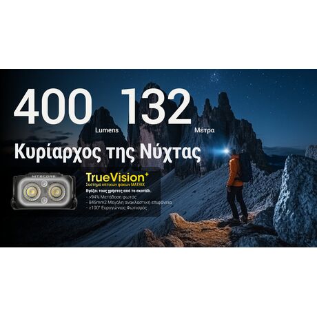 ΦΑΚΟΣ LED NITECORE HEADLAMP NU25 MCT