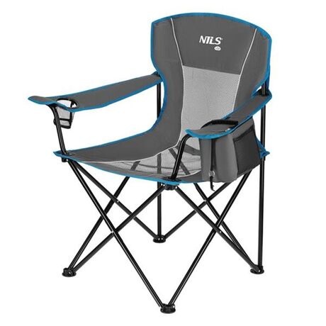 Πτυσσόμενη Καρέκλα Κάμπινγκ Nils Camp NC3706 Γκρι Πτυσσόμενη Καρέκλα Κάμπινγκ Nils Camp NC3706 Γκρι