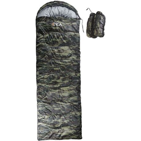 Υπνόσακος INCA Nanopack με μαξιλάρι Παραλλαγής 220χ75cm με ιμάντες συμπίεσης