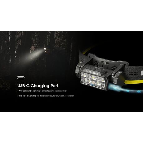 ΦΑΚΟΣ LED NITECORE HEADLAMP HC60 UHE, 1600 Lumens