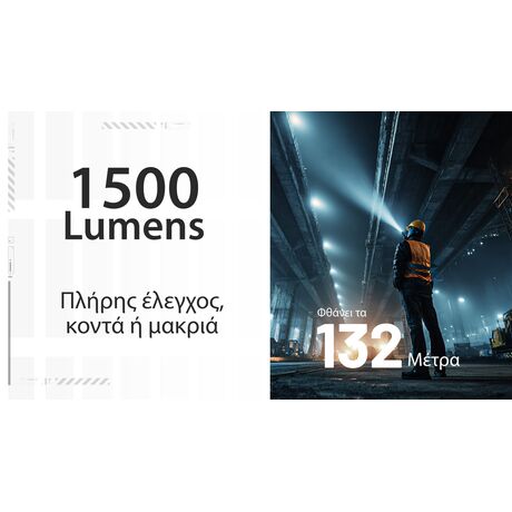 ΦΑΚΟΣ LED NITECORE EDC07, Ultra Slim and Lightweght , 1500lm, Black