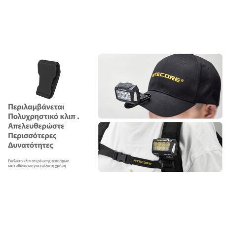 ΦΑΚΟΣ LED NITECORE HEADLAMP HA25UHE, 800lumens