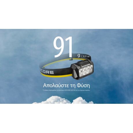 ΦΑΚΟΣ LED NITECORE HEADLAMP HA25UHE, 800lumens