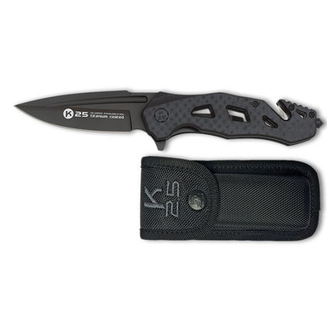 Σουγιάς K25 tactical penknife. Carbon fiber efft, 25002