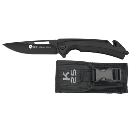 Σουγιάς K25 tactical penknife. Black G10, 25236