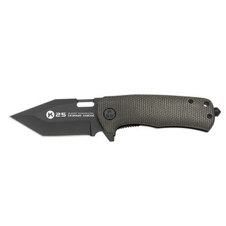Σουγιάς K25 tactical penknife.Black Onix micarta, 25237