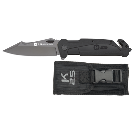 Σουγιάς K25 rubber pocket knife. Titanium coated, 25241