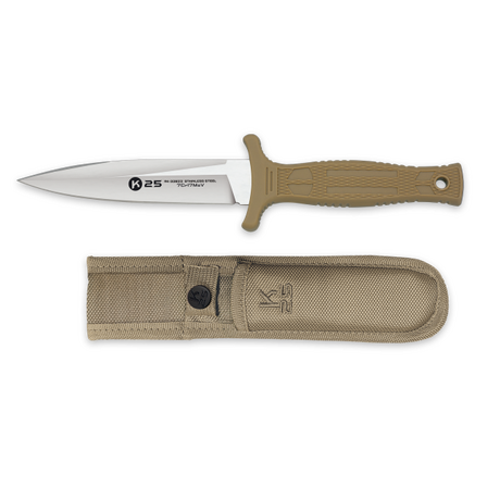 ΜΑΧΑΙΡΙ K25 TAN boot knife. CNC. Sheath, 32822