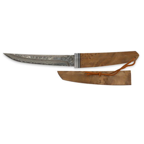 ΜΑΧΑΙΡΙ ALBAINOX Tanto knife. Root wood. Damask. Bl 12.8cm, 32832