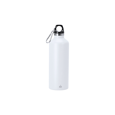 ΥΔΡΟΔΟΧΕΙΟ Steel thermal bottle. White. 500 ml, 40091