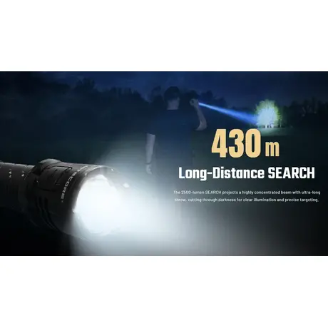 ΦΑΚΟΣ LED NITECORE PRECISE P27ix, Tactical Lumin Sield, Strobe ready, 5000lm
