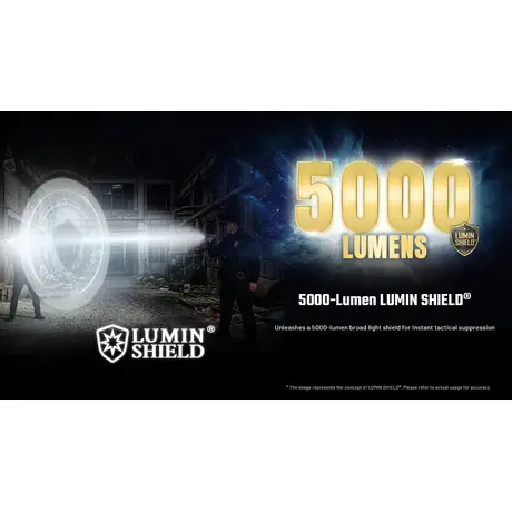 ΦΑΚΟΣ LED NITECORE PRECISE P27ix, Tactical Lumin Sield, Strobe ready, 5000lm