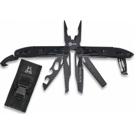 ΠΟΛΥΕΡΓΑΛΕΙΟ K25, 11 Tools, tactique pliers, Black