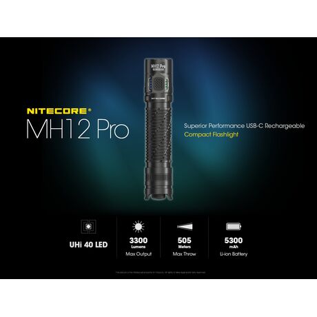 ΦΑΚΟΣ LED NITECORE MULTI TASK HYBRID MH12 PRO