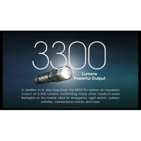 ΦΑΚΟΣ LED NITECORE MULTI TASK HYBRID MH12 PRO