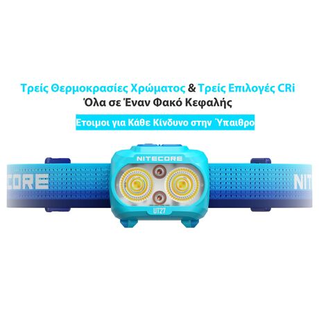 ΦΑΚΟΣ LED NITECORE HEADLAMP UT27MB, MCT 800Lm+150Lm RED Light