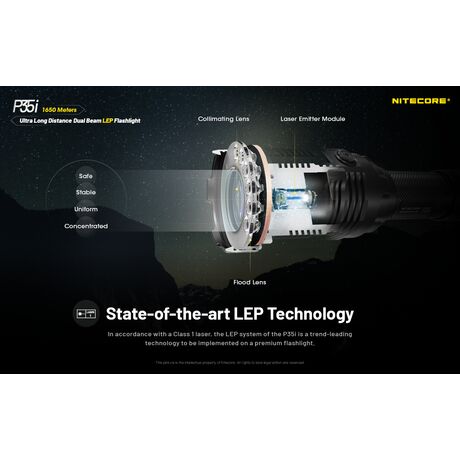 ΦΑΚΟΣ LED NITECORE PRECISE P35i