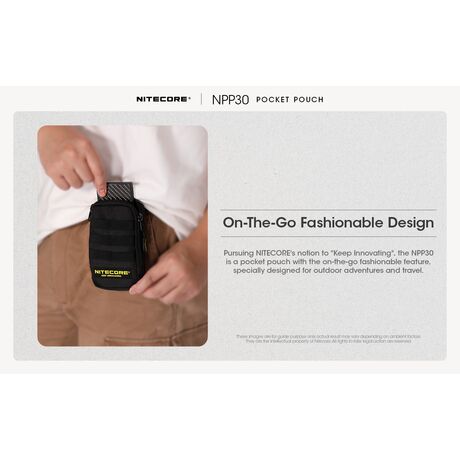 ΤΣΑΝΤΑΚΙ  NITECORE POCKET POUCH NPP30 ΤΣΑΝΤΑΚΙ  NITECORE POCKET POUCH NPP30