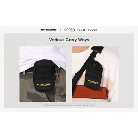 ΤΣΑΝΤΑΚΙ  NITECORE POCKET POUCH NPP30 ΤΣΑΝΤΑΚΙ  NITECORE POCKET POUCH NPP30