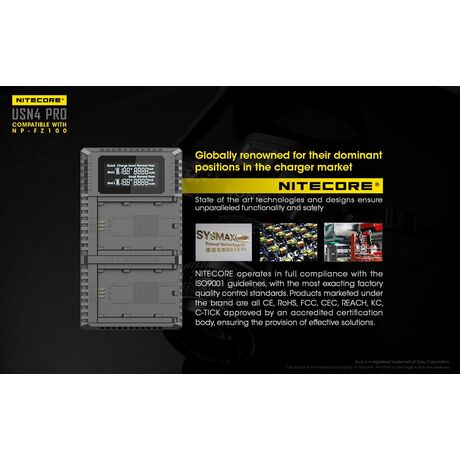 ΦΟΡΤΙΣΤΗΣ NITECORE USN4 Pro για SONY ΦΟΡΤΙΣΤΗΣ NITECORE USN4 Pro για SONY
