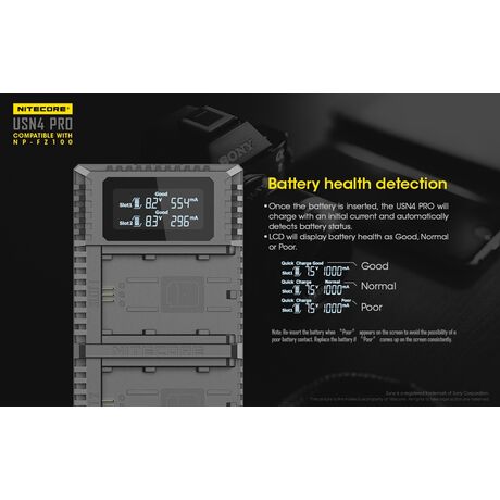 ΦΟΡΤΙΣΤΗΣ NITECORE USN4 Pro για SONY ΦΟΡΤΙΣΤΗΣ NITECORE USN4 Pro για SONY