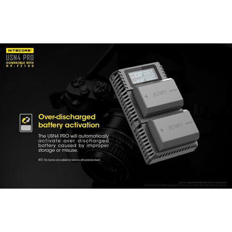 ΦΟΡΤΙΣΤΗΣ NITECORE USN4 Pro για SONY ΦΟΡΤΙΣΤΗΣ NITECORE USN4 Pro για SONY