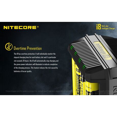 ΦΟΡΤΙΣΤΗΣ NITECORE i8, Οχτώ Θέσεων