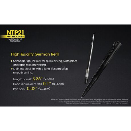 Tactical Pen NITECORE NTP21, Multifanctional Tactical Pen NITECORE NTP21, Multifanctional
