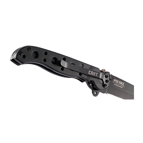CRKT M16-10KZ TANTO BLACK W/TRIPLE POINT SERRATIONS