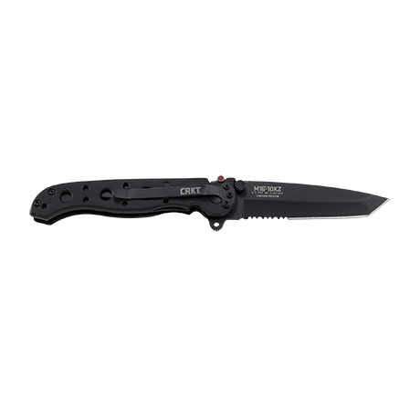 CRKT M16-10KZ TANTO BLACK W/TRIPLE POINT SERRATIONS