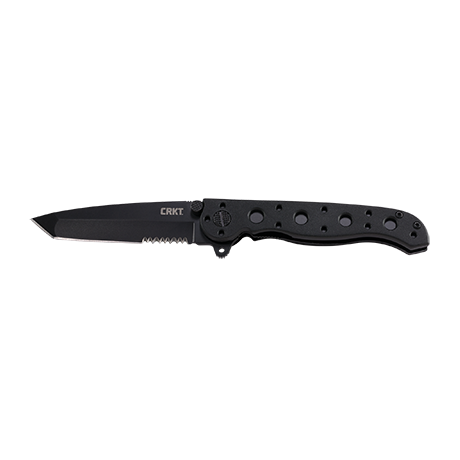 CRKT M16-10KZ TANTO BLACK W/TRIPLE POINT SERRATIONS