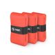 Ταινία Λαβής Ρακετών AMILA Overgrip Coral Red 3 Τεμ 45794